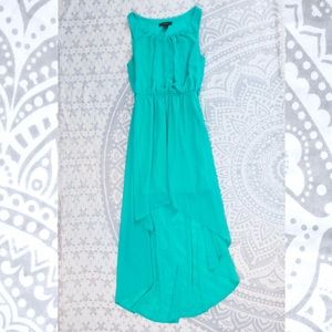 Forever 21 High Low Aqua Dress